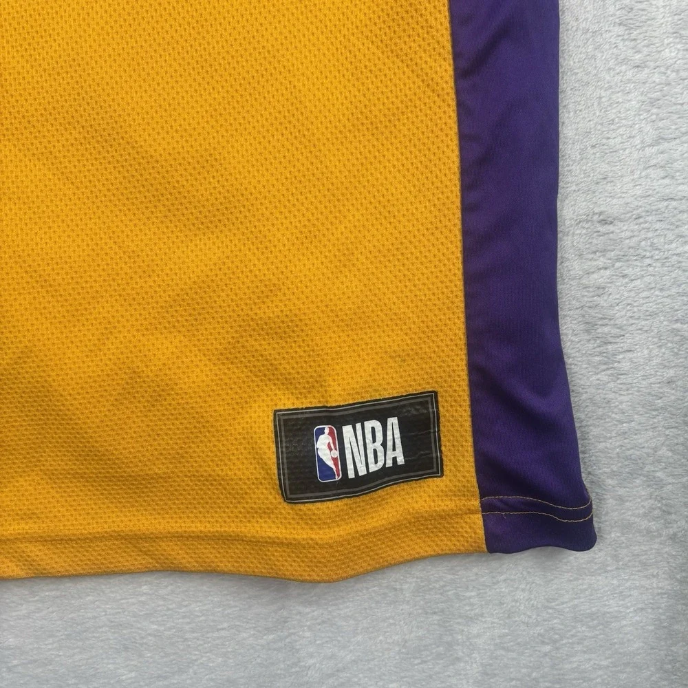 NBA Los Angeles Lakers Lebron James Gold Basketball Jersey Youth Medium
